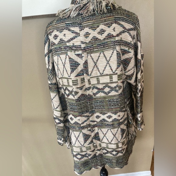 Zara Basic woman’s cardigan earthy colors size M-L - Picture 6 of 9